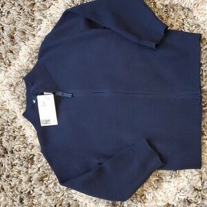NEW H&M Full Zip Sweater
